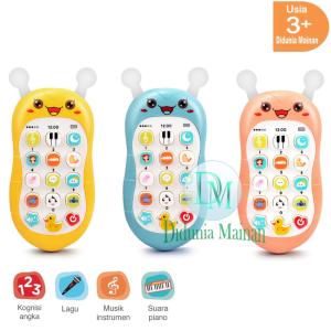 Mainan edukasi anak bayi telepon genggam musik cell phone music toys