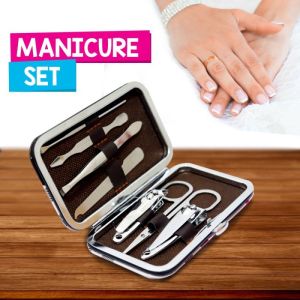 Gunting Kuku Set 7 in 1 Manicure Manikur Pedicure Box Exclusive