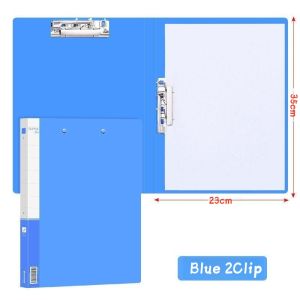 Clipboard Long Version Clipboard Folder with Cover Double Fasteners Clipboard 23X35 CM