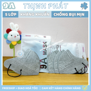 Set 200 Chiếc Khẩu Trang 9A THỊNH PHÁT Chống nắng 5 Lớp - Bảo Vệ Toàn Diện Ngăn Khói Bụi - Tia UV
