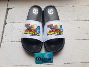 Sandal Selop Anak Laki - laki Motif NARUTO Usia 4-14 Tahun Kekinian Bahan Ringan dan Empuk