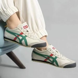 Tiger Retro Casual Shoes for Men Women Sneakers Running Alike Olive Green DL408.1684
