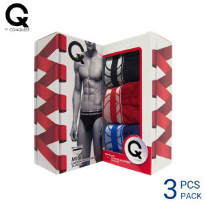 CQ BY CONQUEST EXTRA SIZE MEN UNDERWEAR SUPERFINE MICROFIBRE SPANDEX MINI (3 pcs) Q7313