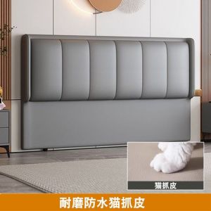 Headboard For Bed Bed Headboard Shelf Household Ultra-Thin Backrest Floor-Standing Solid Wood Stable and Durable Bed Head Board