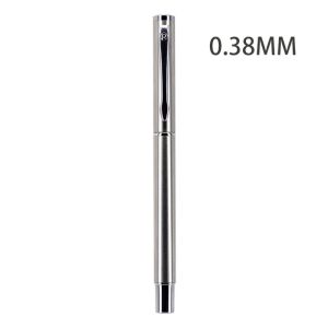GURUNGMANI Metal Fountain Pen 0.38/0.8/1.3mm Tip Smooth Writing Calligraphy Pen Simple Curved Nib Writing Signature Pen Students