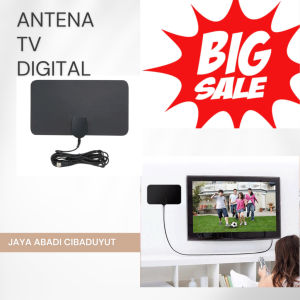 Antena TV Digital Indoor Outdoor HD Kualitas Tinggi Sticker Tempel Dinding Portable
