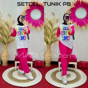 COD - SETELAN kaos wanita viral good vibes BY NABIL.terbaru terbest seller