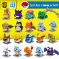 Animated Pokemon building blocks set particles, hands on to build their own Pokemon park, educational Stem toys, toy for kids. 