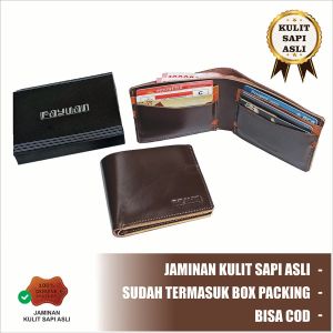 Payuan - Dompet Kulit Pria 100% Kulit Sapi aseli Model Terbaru