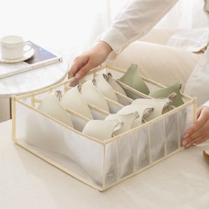 [MY] Kotak Simpanan Tudung Bra Stokin Boleh Lipat Penyusun Laci Almari Underwear Organizer Wardrobe Storage Box 内衣收纳盒