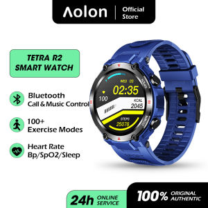 Aolon Tetra R2 นาฬิกาอัจฉริยะมีโหมดกีฬากลางแจ้ง สามารถตรวจสอบอัตราการเต้นของหัวใจ ความดันโลหิต และระดับออกซิเจนในเลือด นาฬิกาอัจฉริยะ AI นี้เป็นสิ่งจำเป็นสำหรับนักกีฬาฟิตเนส