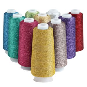 50g/roll Fine Gold Silver Thread Fashion Sparkly Arylic Partner Yarn for Knitting Wool Goods2026