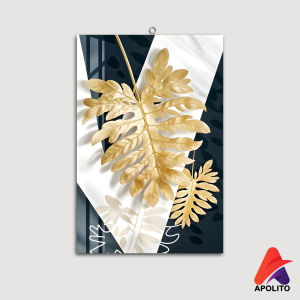 HIASAN DINDING 3D ELEGAN MARBLE FLOWERS (20X30CM) DEKORASI KAMAR DAUN WALLDECOR PAJANGAN DINDING