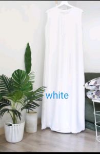 Singlet Long DressInner Long Dress Size S M L XL Gamis Terbaru