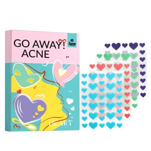 114Pcs Acne Patch Hydrocolloid Heart Design Cute Great for Daytime Use Essential Makeup Tool