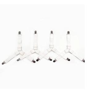 Bộ 4 dây Kẹp drap 3 chấu Inox Cố Định Ga Giường Drap Giường Chống Xê Dịch Chịu Lực Tốt