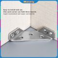 Masely Universal Furniture Corner Connector Angle Connector Furniture Triangle Support Steel Corner Bracket. 