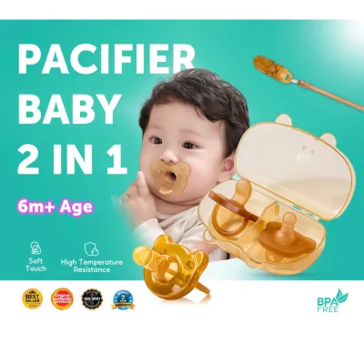MOMWELL KOMPENG BAYI DAY & NIGHT BPA FREE | DOT EMPENG BAYI SIANG & MALAM FREE TALI DAN BOX