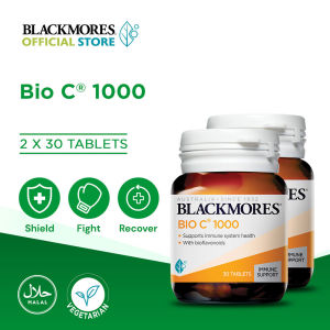 [Bundle of 2] Blackmores Bio C 1000mg Vitamin C 30s Tablets (Halal Certified)