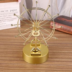 OKDEALS01 European-style Classic Electroplating Process Easy to Use Alloy Craft Rotation Perpetual Motion Toy Desk Ornaments Ferris Wheel Ornament