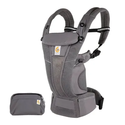 [Mới về]🍒Địu cho bé Ergobaby Omni Breeze địu trợ lực 4 tư thế với vải SoftFlex siêu mát cho bé từ 5-20kg bảo hành 12m
