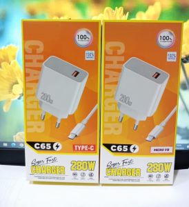 Charger POC0 C65 280W Fast Charger Support Fast Charging