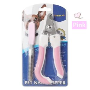 Pet Dog Cat Stainless Nail Clipper With Nail File Tool Set Nail Cutter For Dog Nail Cutter For Cat  Pet Grooming Products