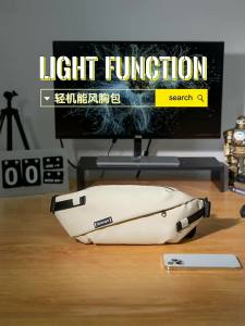 Slazenger Slazenger Messenger Bag Mens Bag Casual Chest Bag Trendy One-Shoulder Bag Womens Mini Backpack Riding Waist Bag Large Capacity Mobile Phone Bag Fashion Shoulder Bag  6009 Beige