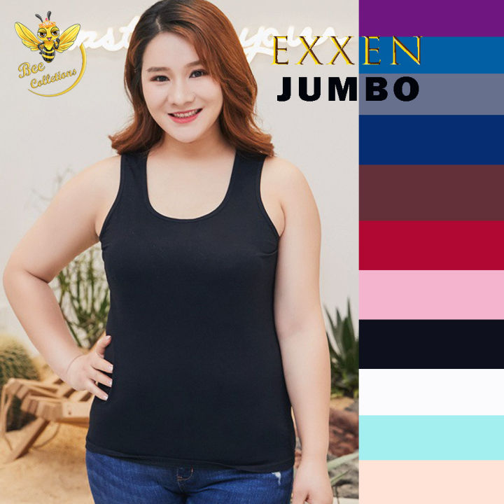 Bee Singlet Wanita Exxen Tank Top Jumbo Tanktop Wanita Tali Lebar