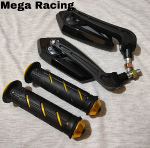 PAKET Spion tanduk spion segi spion model tanduk premium + grip sisik set jalu import universal beat Vario Supra Mio f1zr NMAX RX king dll