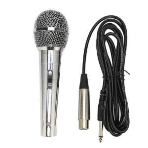 6.5mmWired Microphone Moving Coil Type Handheld Singing Microphone for Home KTV Meeting 3m line
