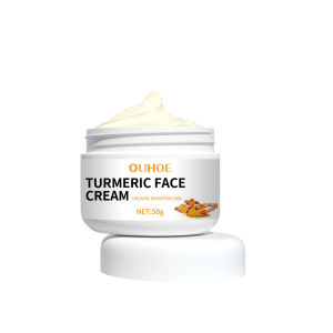 【BUY 1 TAKE 1】Ouhoe Turmeric Face Cream Hyaluronic Acid Anti-Aging Moisturizing Smooth Firm Makes Skin 50g﻿