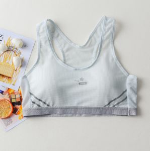 🇲🇾(Ready Stock KL) (11-16 Yrs) Lady Wireless Seamless 100% Cotton U-Shape Soft Sport Bra for Teenager Girl Bra Underwear ABC Cup 少女发育期小背心