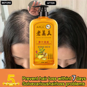 Authentic Ginger Shampoo hair grower hair growth shampoo good for hair fall dandruff 100% Natural and safe Anti-Hair Loss Anti-Dandruff Anti-itching Oil Control