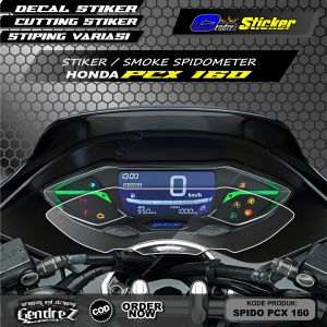 STIKER / SMOKE SPIDOMETER PCX160 / STIKER PELINDUNG HONDA  PCX 160