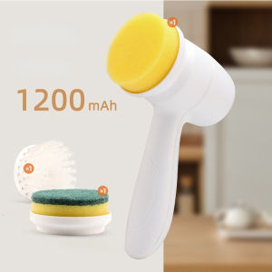 【Fans Tone】Portable Handheld Automatic Electric Shoe Brush Shine Polisher Kitchen Home Handheld Dishwashing Brush Cleaning Tool