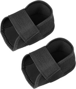 FRCOLOR 1pair Heel Cover Wearing Cushion Height for Self-Adhesive Heel Pads for Women and Men Black