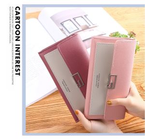 กระเป๋าสตางค์ใบยาว Forever Young แฟชั่นเกาหลี สไตล์หรูหรา LJ022