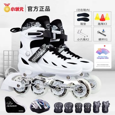 Roller Skates Blade Scooter Skating Outdoor for Kids to Adults 4 Sizes 3 Colors 4 Adjustable Size