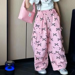 PRINCESS KESLI กางเกงเด็กหญิง ขากว้าง สไตล์เกาหลี ลำลอง ใส่สบาย ฤดูร้อน รุ่นใหม่ 2-14 ปี