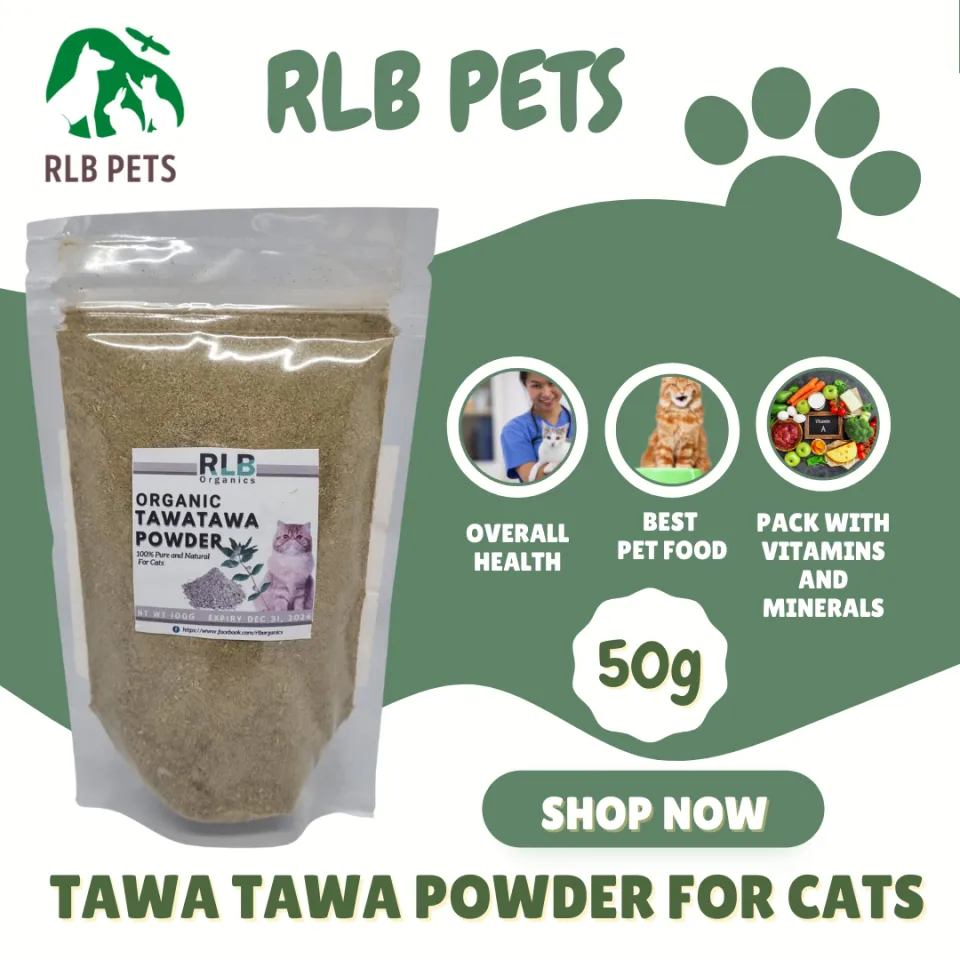 50 grams Pure Natural Tawa Tawa Powder for Cats Overall Health