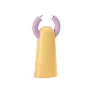 NOVAWEAR Clip Structure Garlic Peeler Peeling Function 2in1 Garlic Peeling Tool Practical Comfortable Grip Ginger Scraper Garlic Preparation