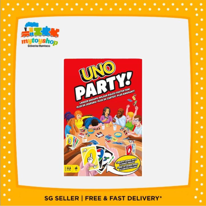 Mattel UNO Party Card Game | Lazada Singapore