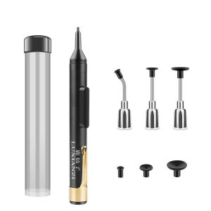 ZYJC For IC Chip With Sucker Antistatic Tweezers Pick Up Tool Welding Tools Solder Desoldering Sucking Pen Vacuum Suction Pen Kit
