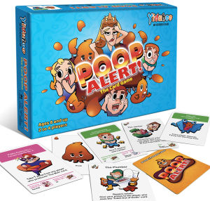  Poop Alert Funny Card Game For Family Teens and Friends. Handy Travel Companion