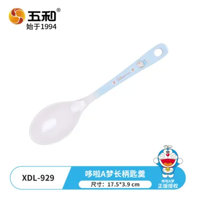 【SG Seller🇸🇬】WUHE Doraemon & Cinnamoroll Kids Spoon Baby Soup Spoon Melamine Tableware Age 2–8