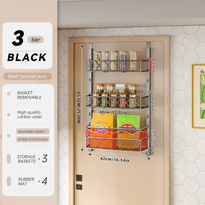 Bedroom Door Rear Rack Hanging Storage Rack Toilet Storage Rack Rear Door Sorting Rack Hanging Storage Rack