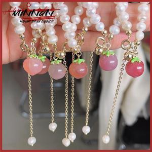 [minnan] สร้อยข้อมือไข่มุกน้ำจืดธรรมชาติทันสมัยทันสมัยสำหรับผู้หญิงสร้อยข้อมือแฟชั่นน่ารักสดใส