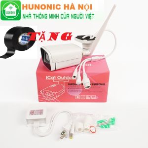 Camera Wifi ICat Thông Minh Hunonic Đàm Thoại 2 Chiều Xoay 360 Độ Tích Hợp Ngữ Cảnh App Hunonic
