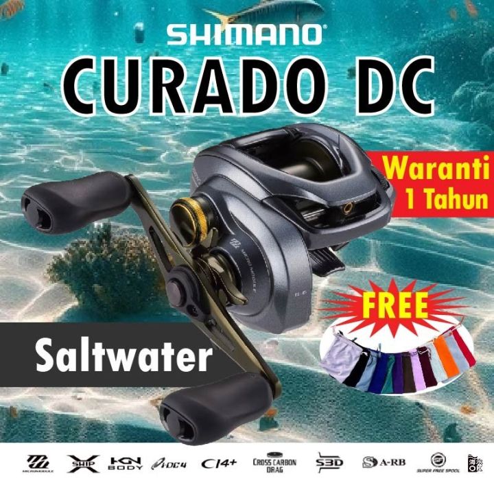 harga shimano curado malaysia SHIMANO CURADO DC 201XG/201HG/151XG/151HG Left Hand BAITCASTING REEL 2022  100% Original Imported Free Gift Antarec Versatile Freshwater Saltwater  Fishing Reel - Lazada